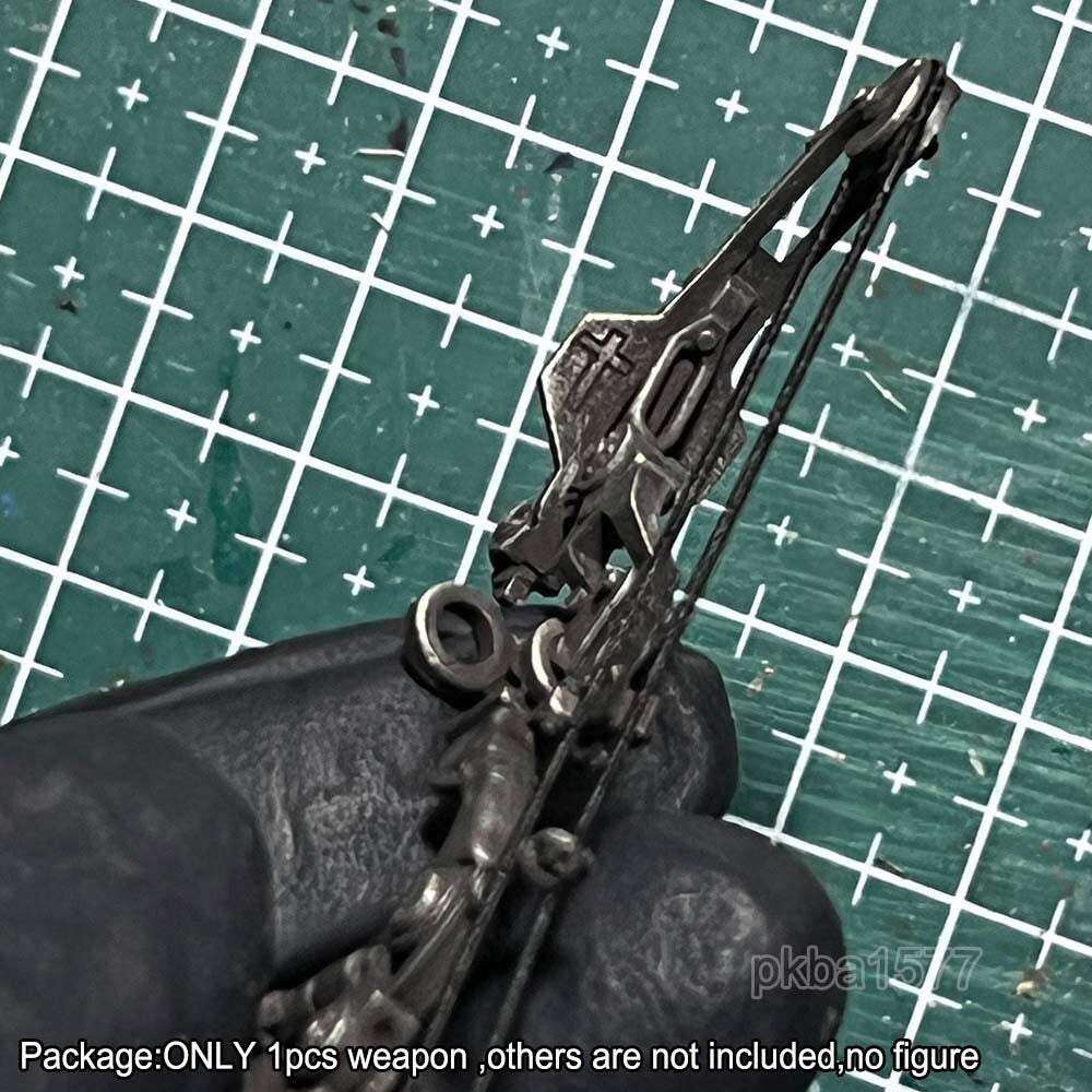 1/18 Scale Punk Weapon Metal Bow Model For DIY 3.75'' Acid Rain Action Figures