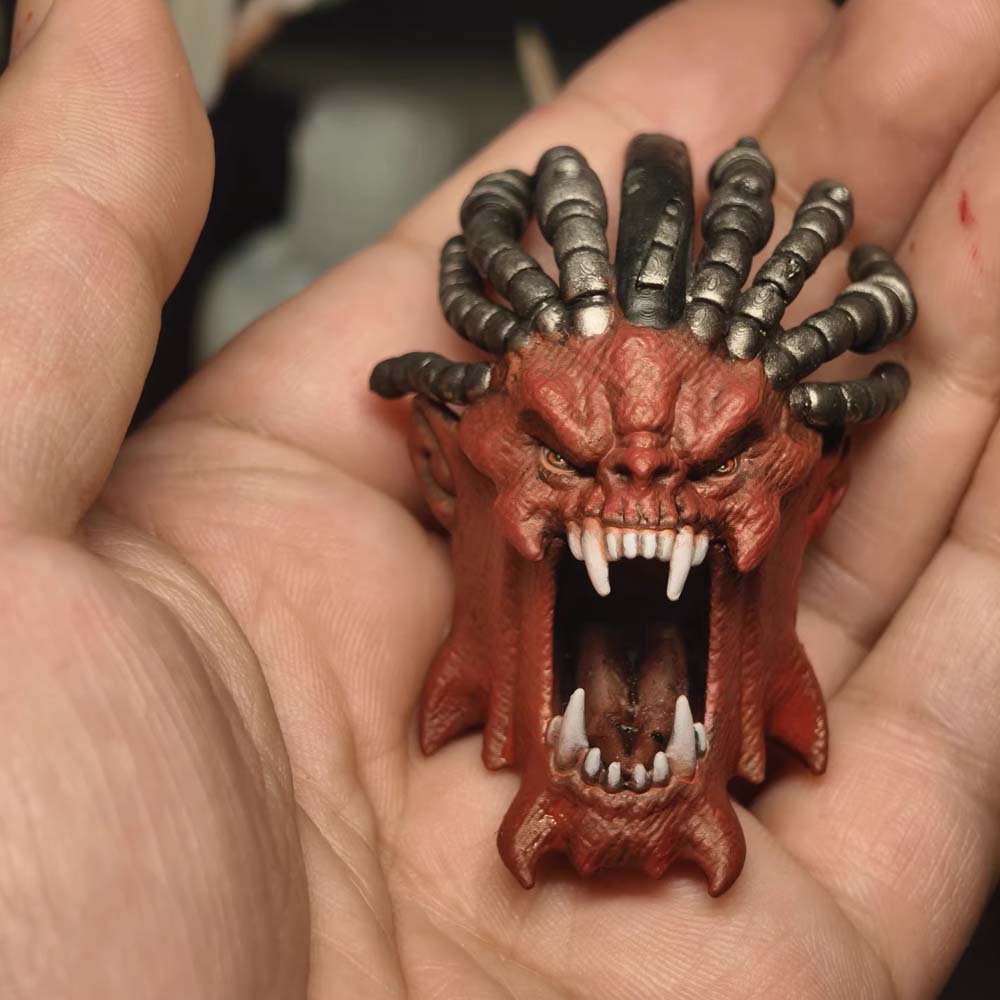 【PRE-ORDER】Premium Painted Monster Mask Replace For Joytoy World Eaters Angron Figure