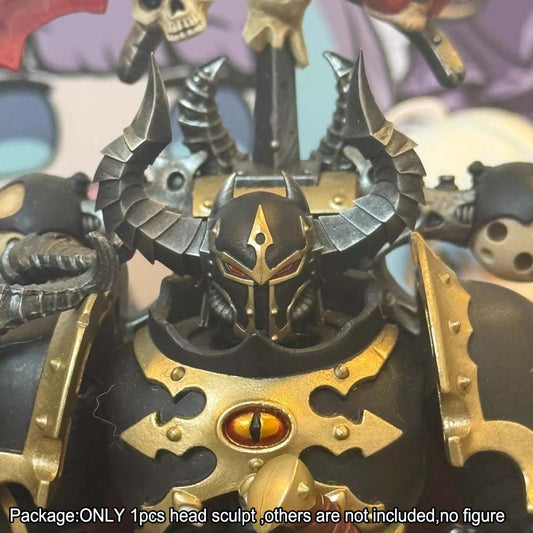【PRE-ORDER】 Premium Painted Man Head Sculpt For Joytoy Chaos Space Marines Figure