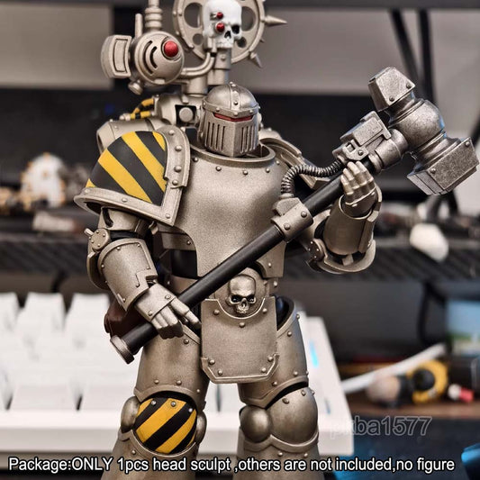 【PRE-ORDER】 Premium Painted Iron Man Head Sculpt For Joytoy Ultramarines Action Figure