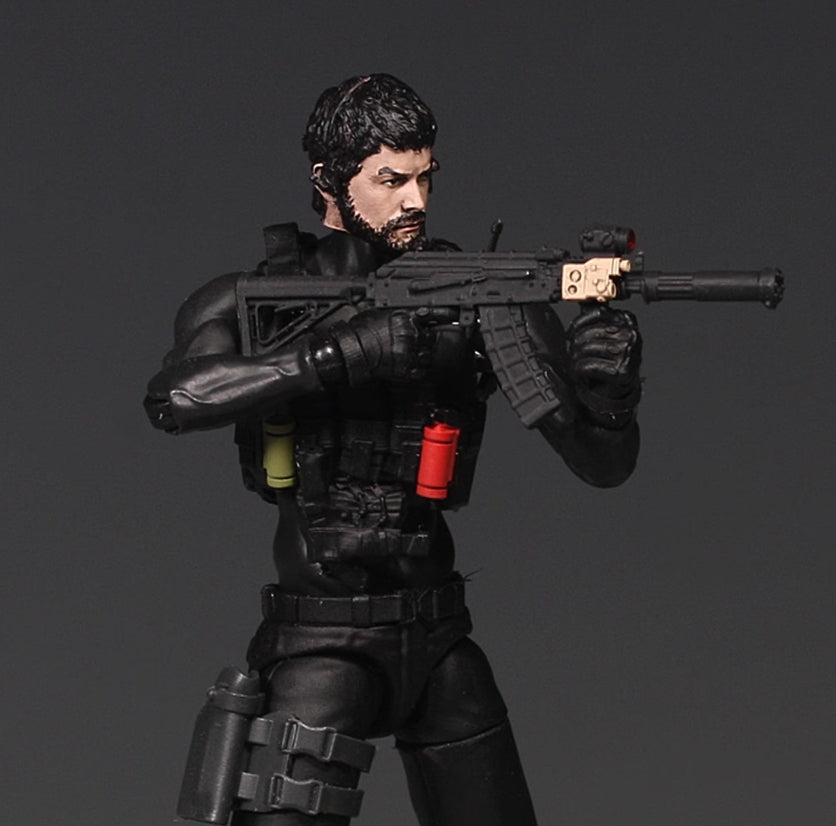 【PRE-ORDER】Premium 1/18 Scale 3.75" Soldier Chris Action Figure Toy Gift Set