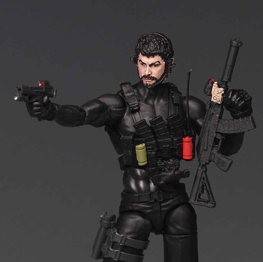 【PRE-ORDER】Premium 1/18 Scale 3.75" Soldier Chris Action Figure Toy Gift Set