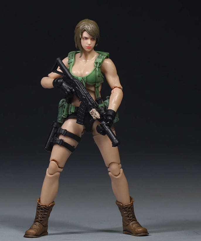 【PRE-ORDER】1/18 Scale 3.75" Quiet Female Soldier Action Figure Collectible Toy Gift