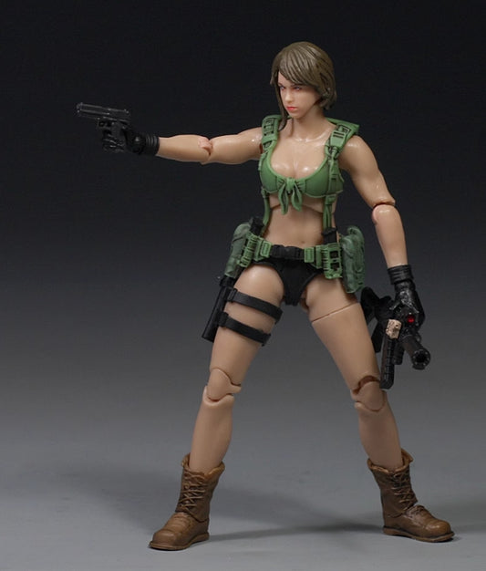 【PRE-ORDER】1/18 Scale 3.75" Quiet Female Soldier Action Figure Collectible Toy Gift
