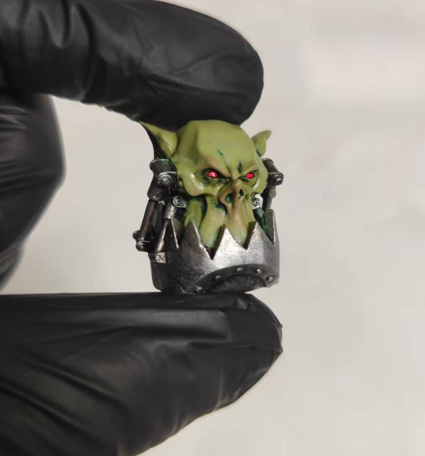 【PRE-ORDER】Premium Man Head Sculpt Head Model For Joytoy Warhammer 40k Ork Figure