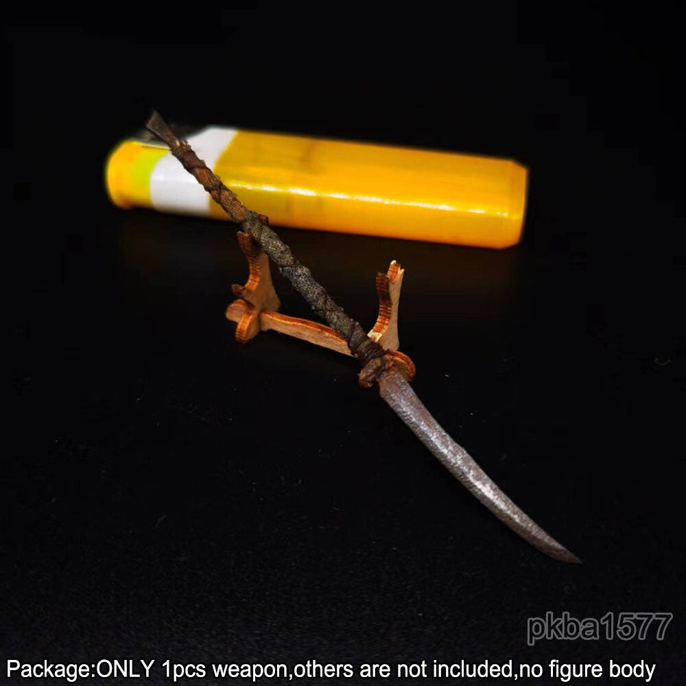 【PRE-ORDER】New Handmade 1/18 Rusty Style Metal Long Knife Sword Weapon For 3.75'' Figure