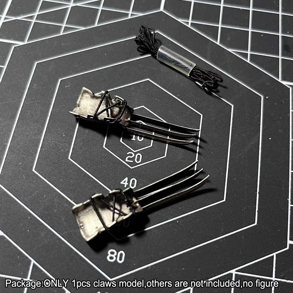 Handmade Cool Metal 1/12 Hands Claws Weapon Model For 6'' Action Figure