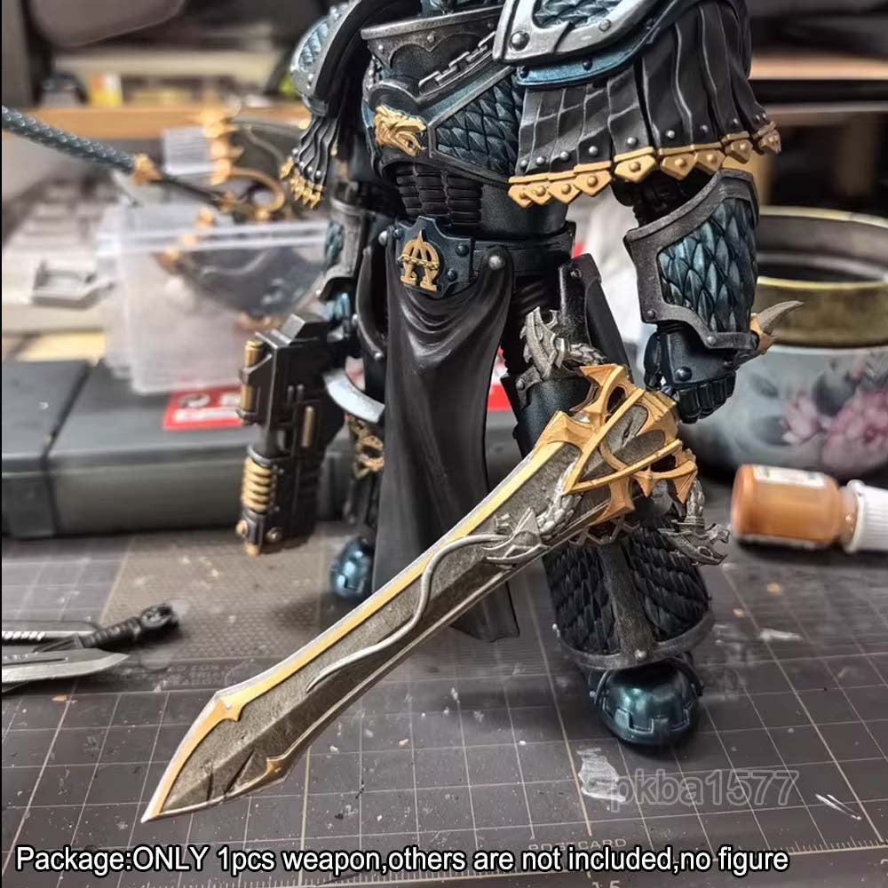 【PRE-ORDER】Premium Painted Big Sword Weapon Model For Joytoy Warhammer Action Figure