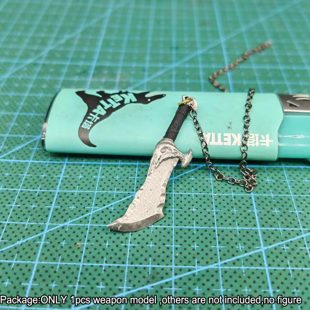 【PRE-ORDER】Handmade 1/18 Metal Knife Sword Weapon Model For 3.75" Action Figure Accessory