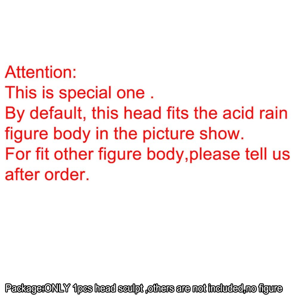 【PRE-ORDER】Delicate Painted 1/18 Man Head Sculpt Soldier Head For 3.75'' Acid Rain Figure