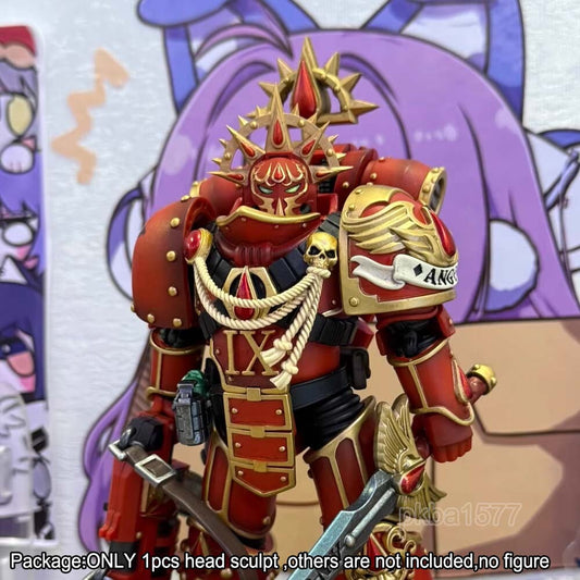 【PRE-ORDER】Premium Painted Male Head Sculpt Mdoel For DIY Joytoy Blood Angel Action Figure