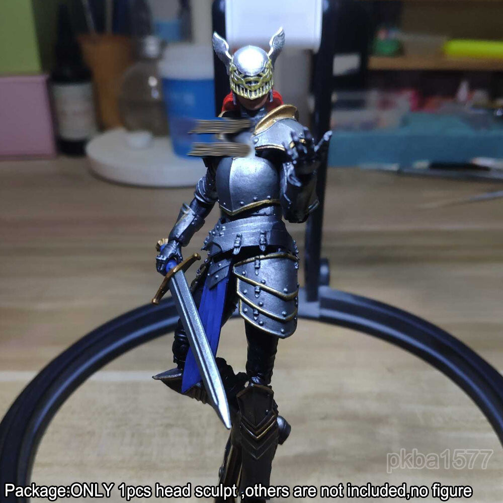 【PRE-ORDER】Premium 1/18 Beauty Female Soldier Helmet Head Sculpt Head For 3.75'' Figure
