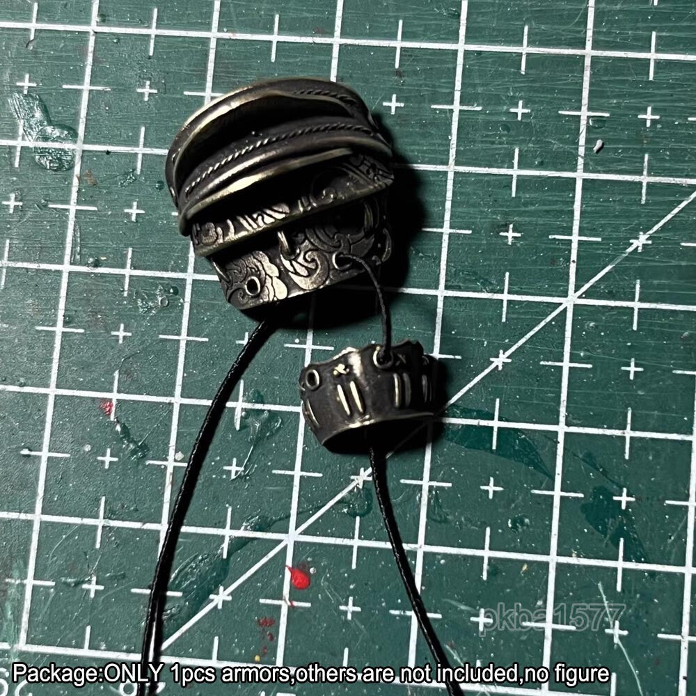 Pair Brass Metal 1/18 Shoulder Armors Arm Covers For 3.75'' Action Figure Joytoy