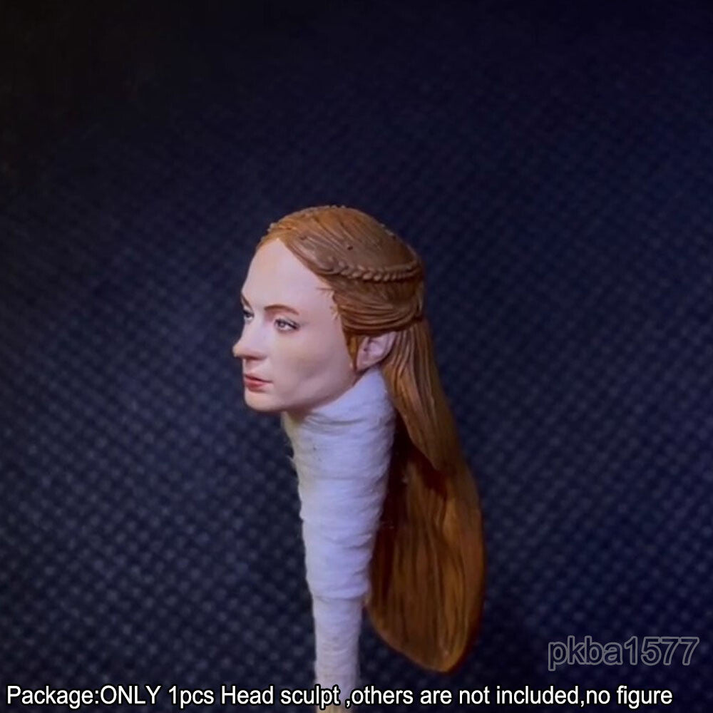 【PRE-ORDER】Premium 1/18 Sansa Stark Female Head Sculpt Soldier Girl Head For 3.75" Figure