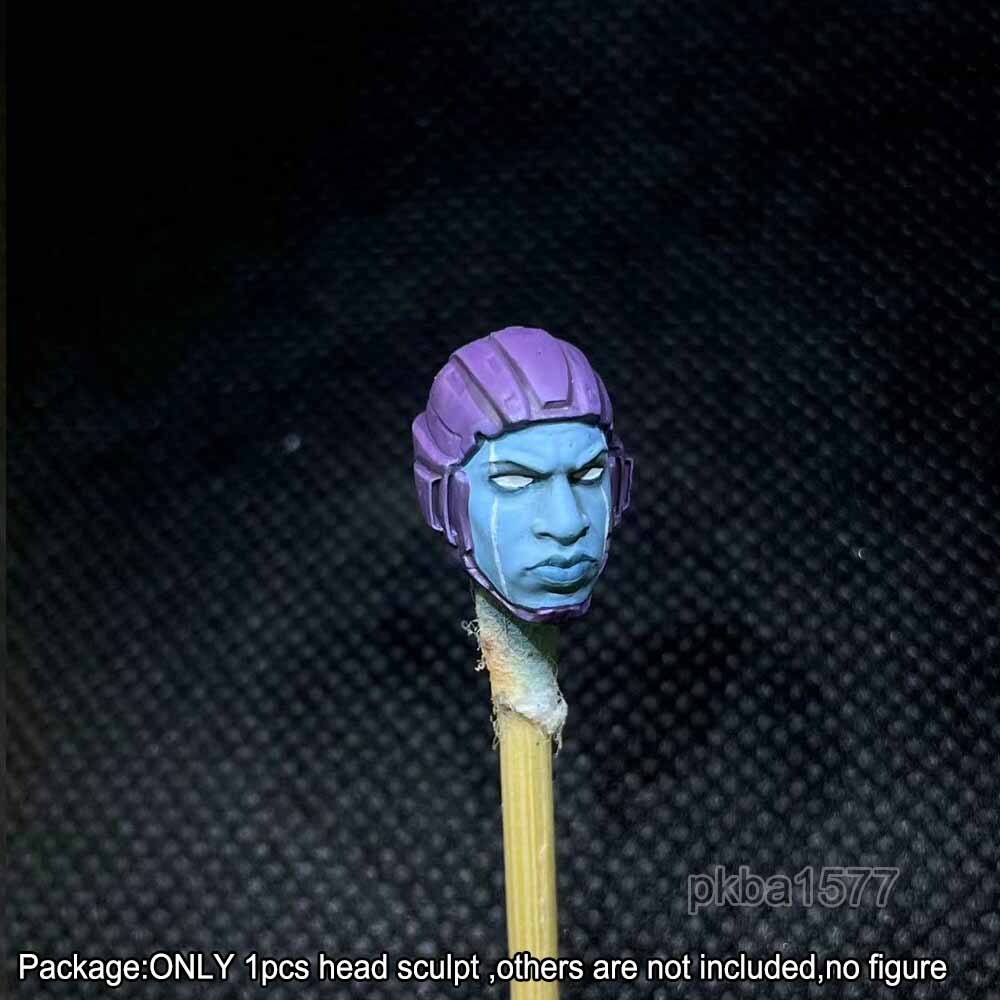 【PRE-ORDER】Premium 1/18 Blue Man Kang Head Sculpt Male Soldier Head For 3.75" Joytoy Figure