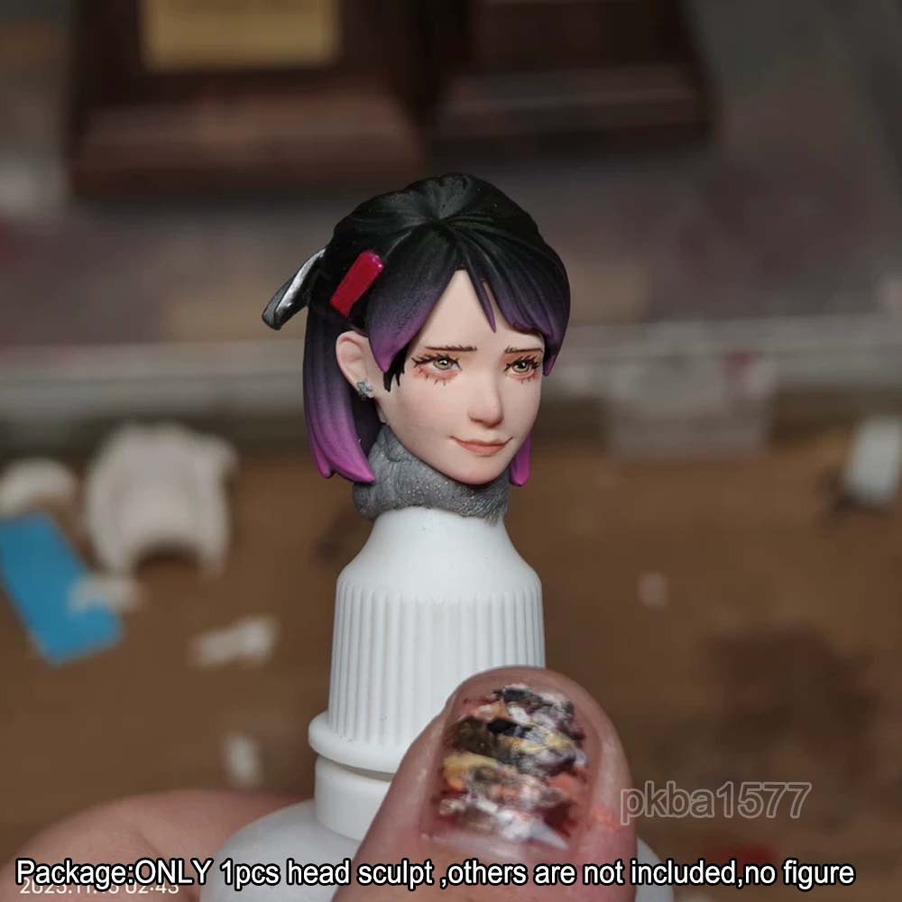 【PRE-ORDER】Premium 1/12 Beauty Lovely Girl Head Sculpt Model For DIY 6" Romankey CF Figure