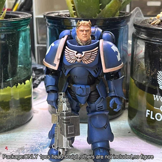 【PRE-ORDER】Premium 1/18 Robert Man Head Sculpt Male Head For 3.75'' Joytoy Figure Model