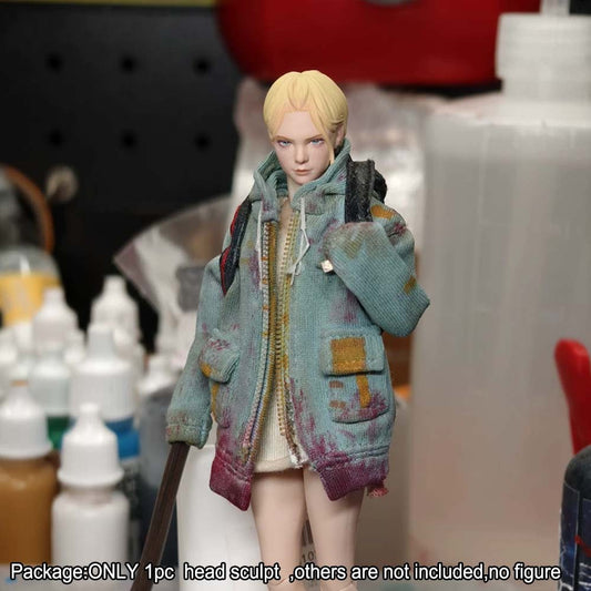 【PRE-ORDER】Premium 1/12 Beauty Girl Head Sculpt Model For 6" Romankey Crazy Action Figure