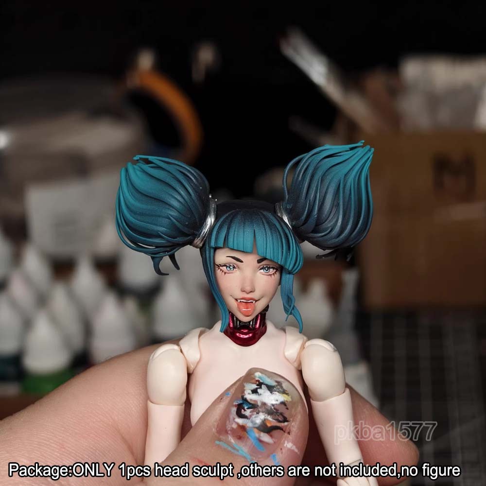 【PRE-ORDER】Premium 1/12 Beauty Girl Head Sculpt Head Model For 6" Romankey Crazy Figure