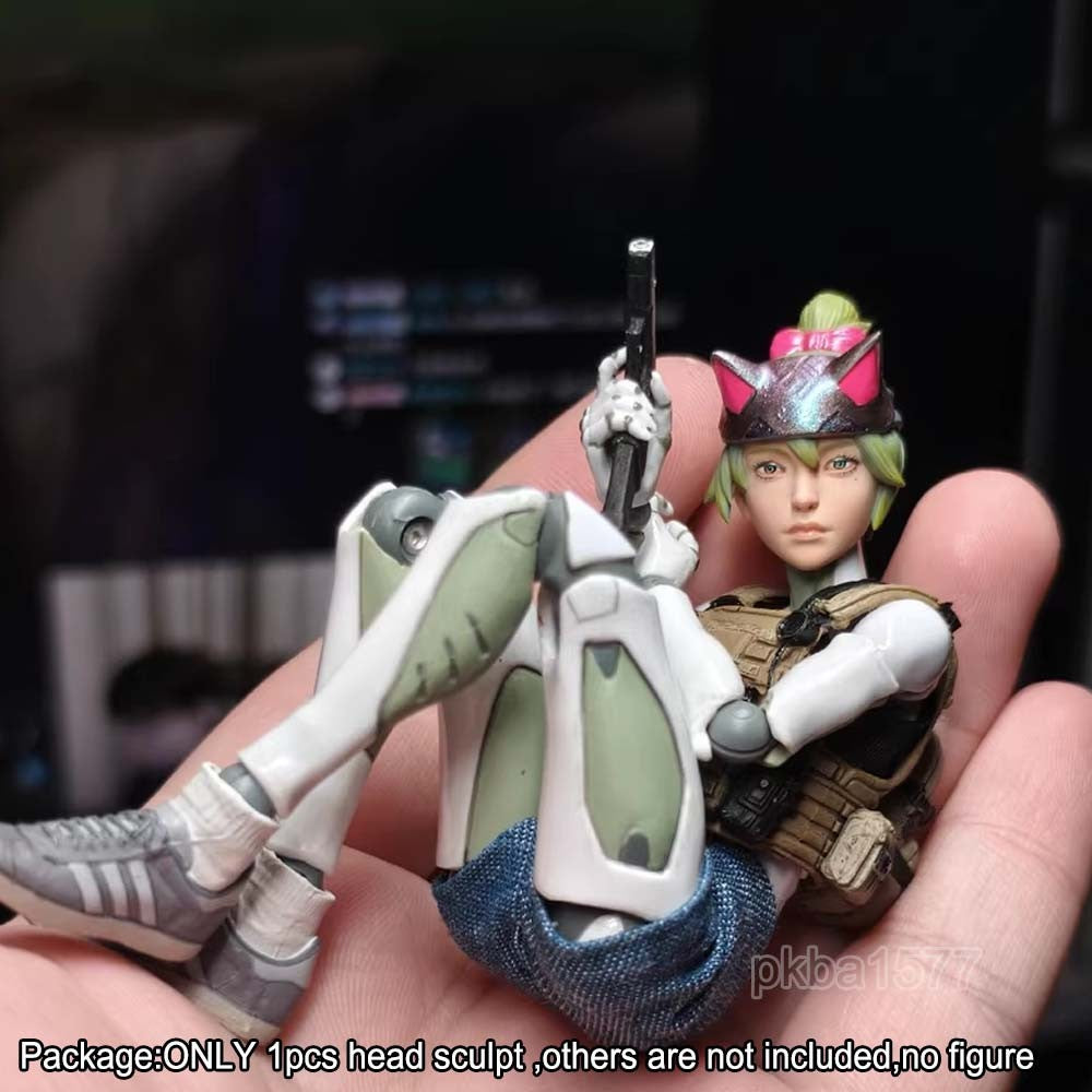 【PRE-ORDER】Premium Painted 1/12 Female Head Sculpt Model For 6" romankey sentinel Figure