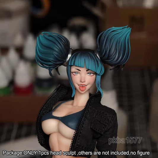 【PRE-ORDER】Premium 1/12 Beauty Girl Head Sculpt Head Model For 6" Romankey Crazy Figure