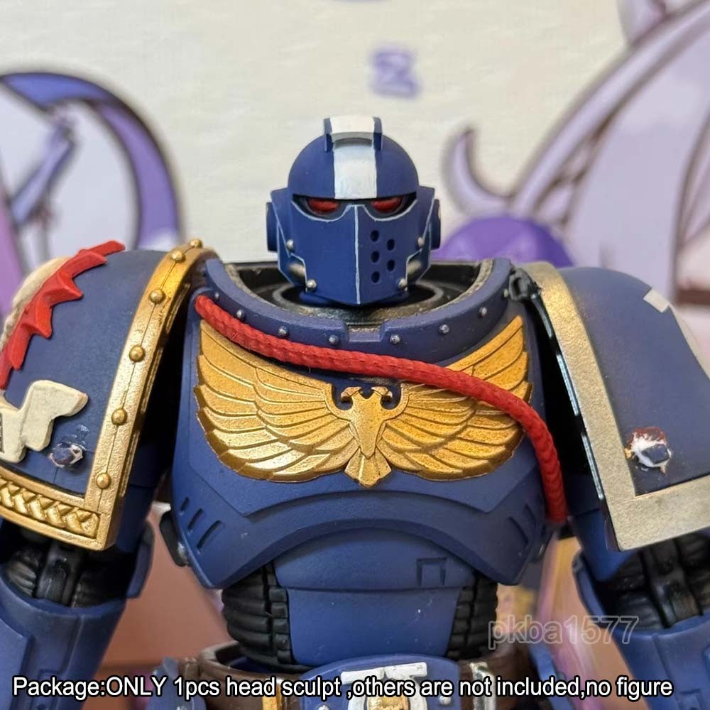 【PRE-ORDER】New Premium Man Head Sculpt Head Model For Joytoy Ultrmarines Action Figure