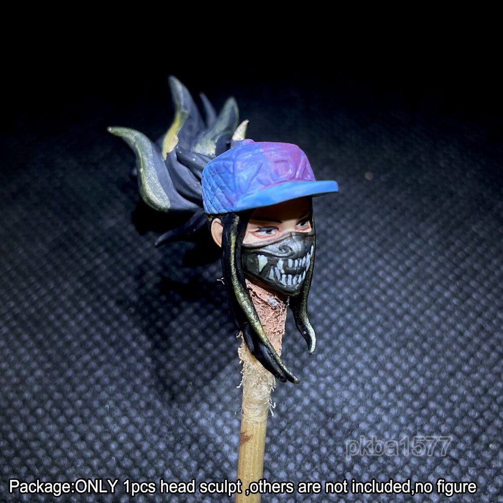 【PRE-ORDER】Premium 1/18 Akali Female Head Sculpt Soldier Head For 3.75" Acid Rain Figure