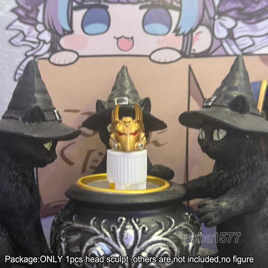 【PRE-ORDER】New Premium 1/18 Gold Head Sculpt Head Model For 3.75" Joytoy Figure Model