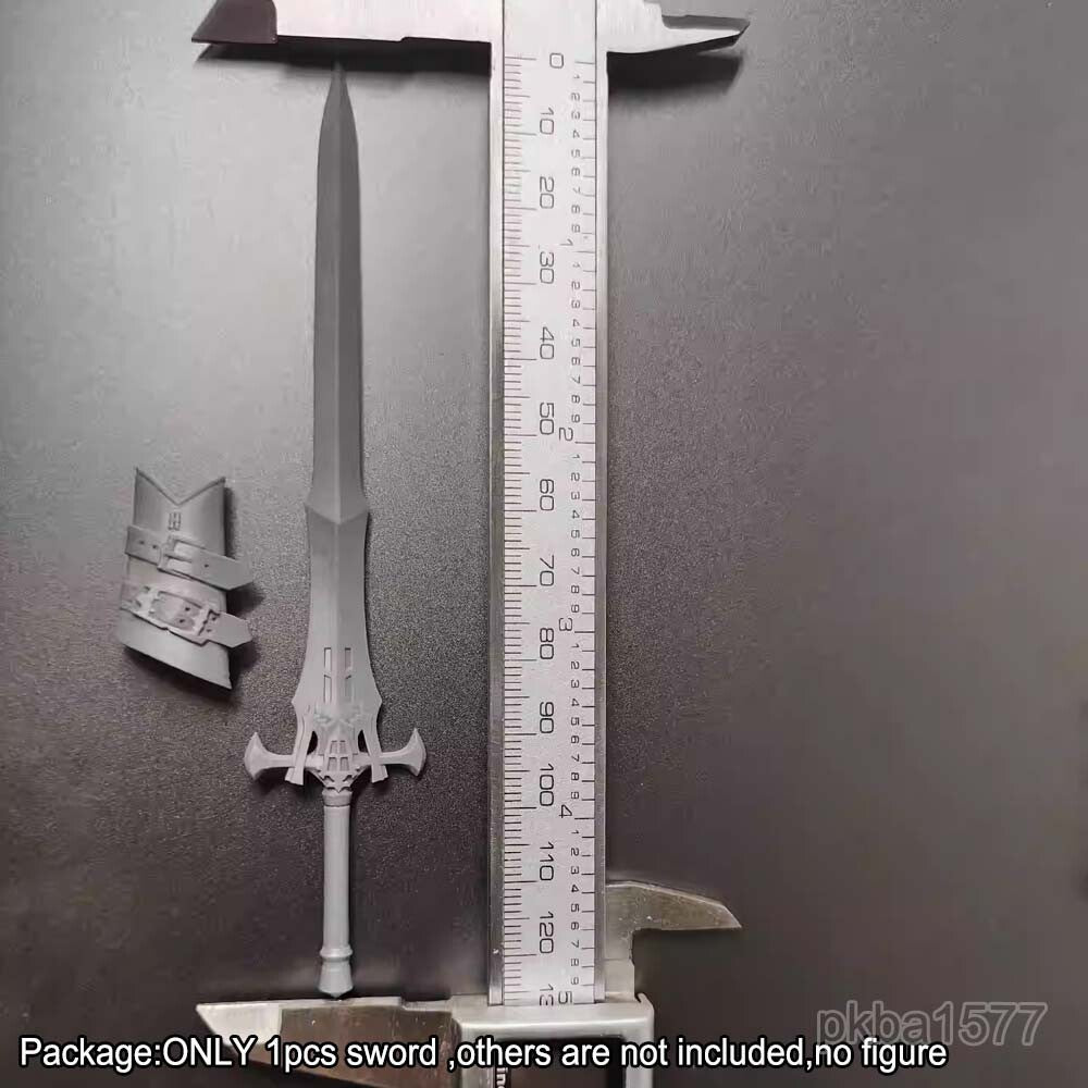 3D Unpainted 1/18 Weapon Knife Sword For DIY 3.75" Figure Joytoy Acid Rain bfs