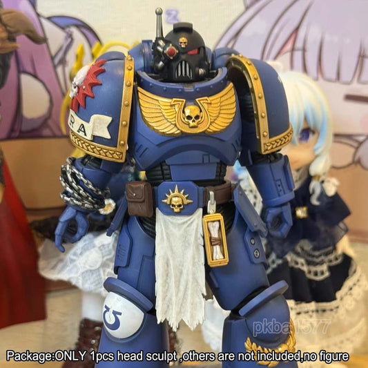 【PRE-ORDER】#E Premium Painted Man Head Sculpt Model For Joytoy Black Templar Action Figure