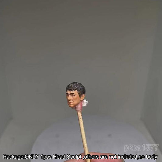 【PRE-ORDER】Premium 1/18 Jackie Chan Head Sculpt Asian Male Soldier Head For 3.75" Figure