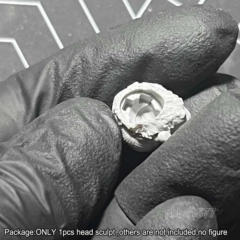 Unpainted 1/18 Man Head Sculpt Model For 3.75" Acid Rain Joytoy Action Figure