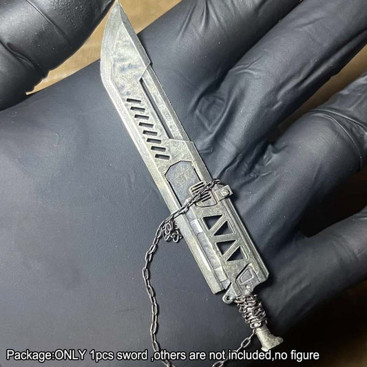 Handmade 1/18 Metal Sword Weapon Model For 3.75'' Acid Rain Joytoy Figure