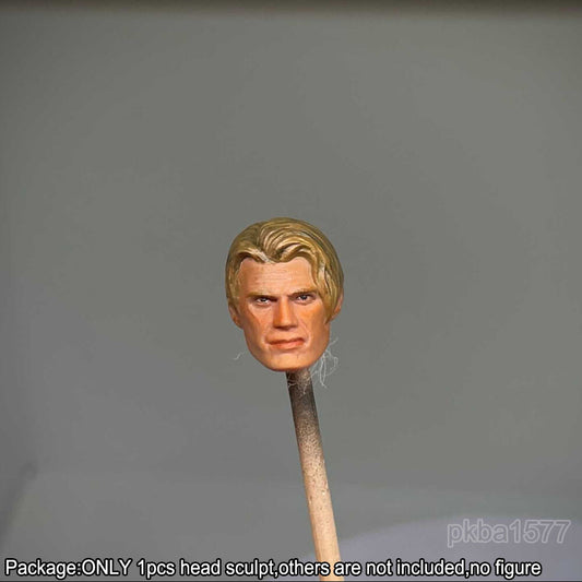 【PRE-ORDER】NEW Premium 1/18 Lundgren Male Head Sculpt Soldier Head Model For 3.75" Figure