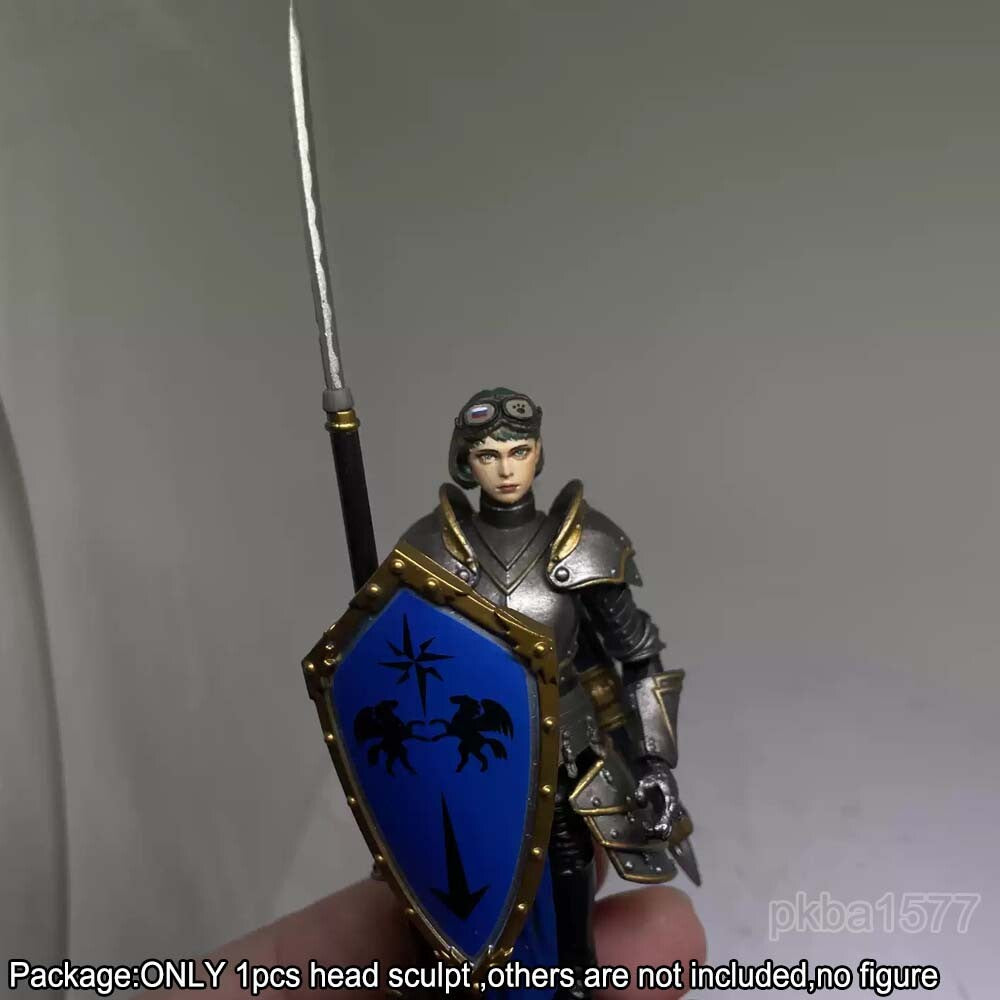 【PRE-ORDER】Premium 1/18 Girl Head Sculpt Female Soldier Head For 3.75" bfs joytoy Figure