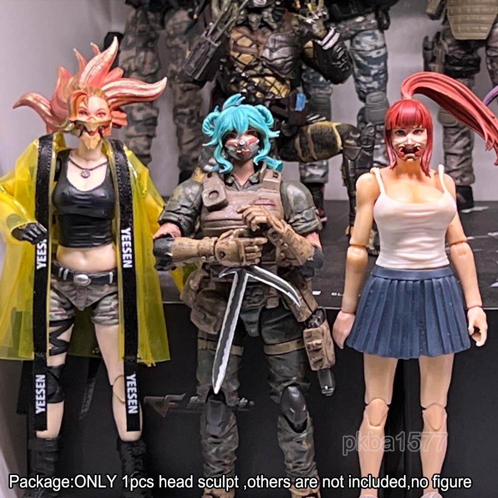 【PRE-ORDER】Cool Premium 1/18 Female Beauty Head Sculpt Soldier Head For 3.75" Joytoy Figure