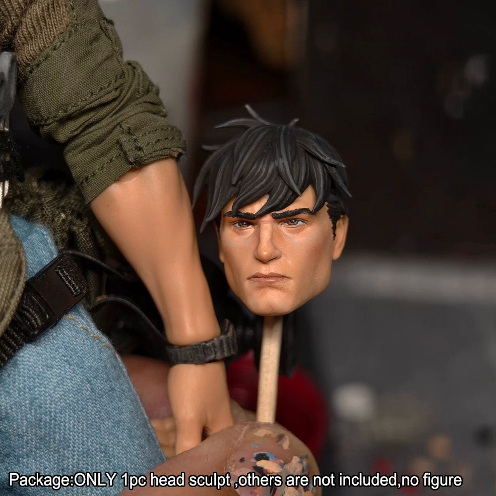 【PRE-ORDER】Delicate Painted 1/12 Red Hood Man Head Sculpt Soldier Head For 6" whale work Figure