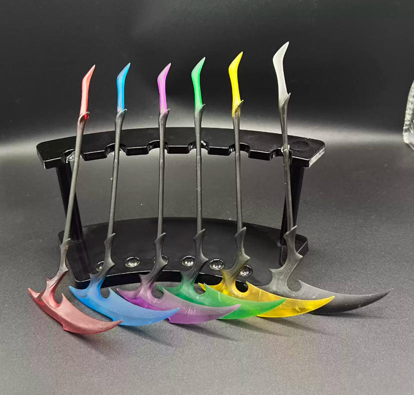 【PRE-ORDER】Painted 1/12 Scale Sickle Hook Sword Weapon Model for 6" Action Figure Accessory