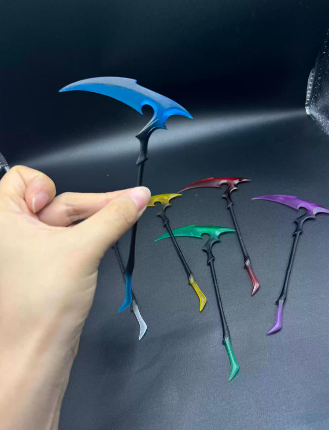 【PRE-ORDER】Painted 1/12 Scale Sickle Hook Sword Weapon Model for 6" Action Figure Accessory