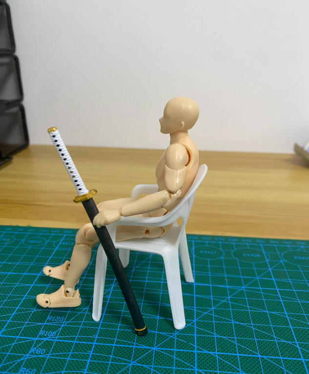 【PRE-ORDER】Painted 1/12 Scale Yamato Sword Weapon Model For DIY 6" Action3Atoys shf figma Mezco