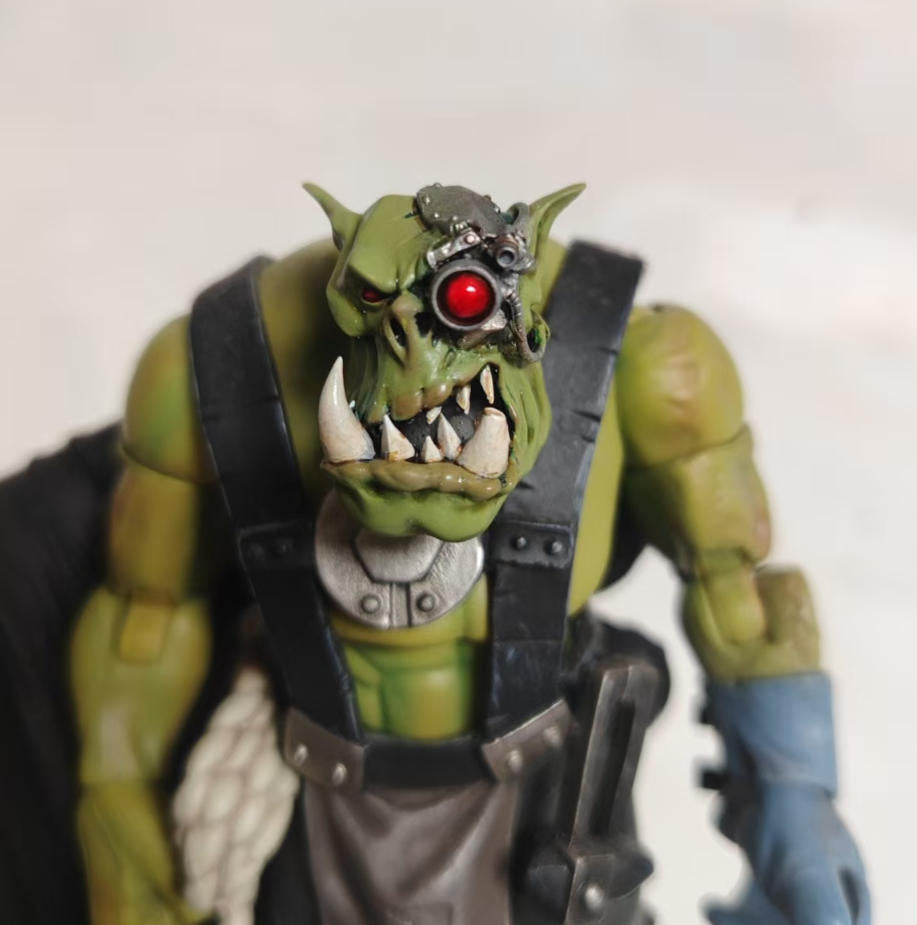 【PRE-ORDER】Premium Man Head Sculpt Head Model For Joytoy Warhammer 40k Ork Figure