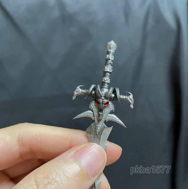 Hand-painted 1/12 Frostmourne Sword Weapon Model For DIY 6" Action Figure