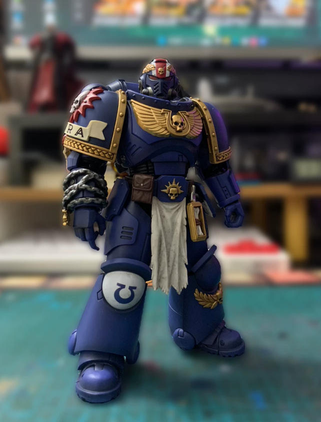 【PRE-ORDER】Premium Titus Man Head Sculpt For DIY Joytoy War hammer Action Figure