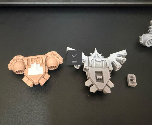 【PRE-ORDER】Unpainted Resin Kit Backpack Backpad For JoyToy WH40K 4.0 Figure Body