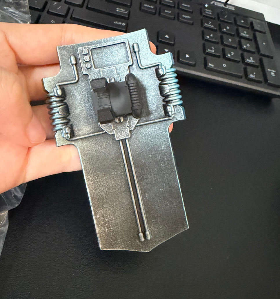 【PRE-ORDER】Premium Painted Shield Weapon For joytoy Warhammer 40k Grey Knight Figure