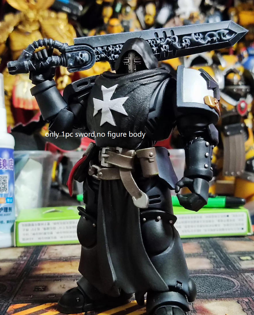 PRE‑ORDER Premium Painted Power Sword Weapon Model for JoyToy Warhammer 40K Figure