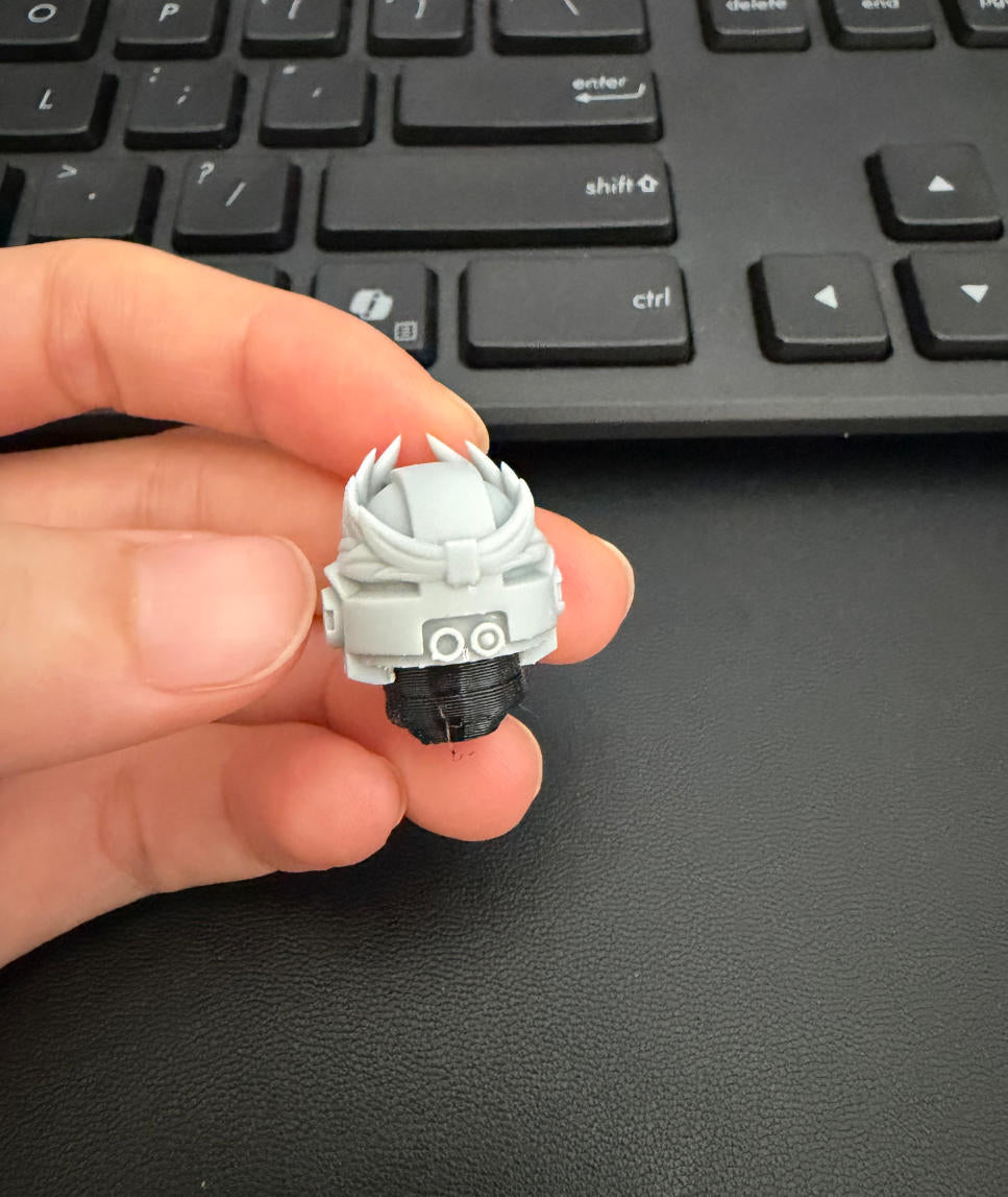 Unpainted Head Sculpt Model For JoyToy Warhammer 40K Blood Guard Captain Figure