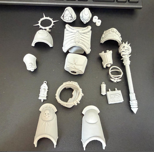【PRE-ORDER】Unpainted Parts Kits For Joytoy Warhammer 4.0 figure body Chaplain Leandros