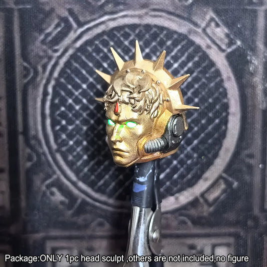 【PRE-ORDER】Premium Human‑Face Helmet Man Head Sculpt For Joytoy Warhammer 4.0 Blood Angels