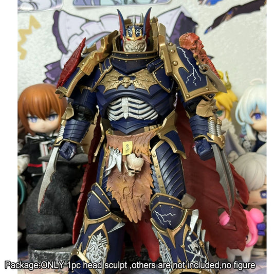 PRE‑ORDER Premium Painted Head Sculpt for JoyToy Warhammer 40K Primarch Konrad Curze